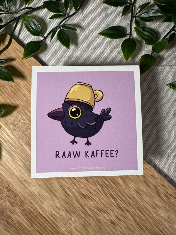 Raaw Kaffee - Mini Kunstdruck