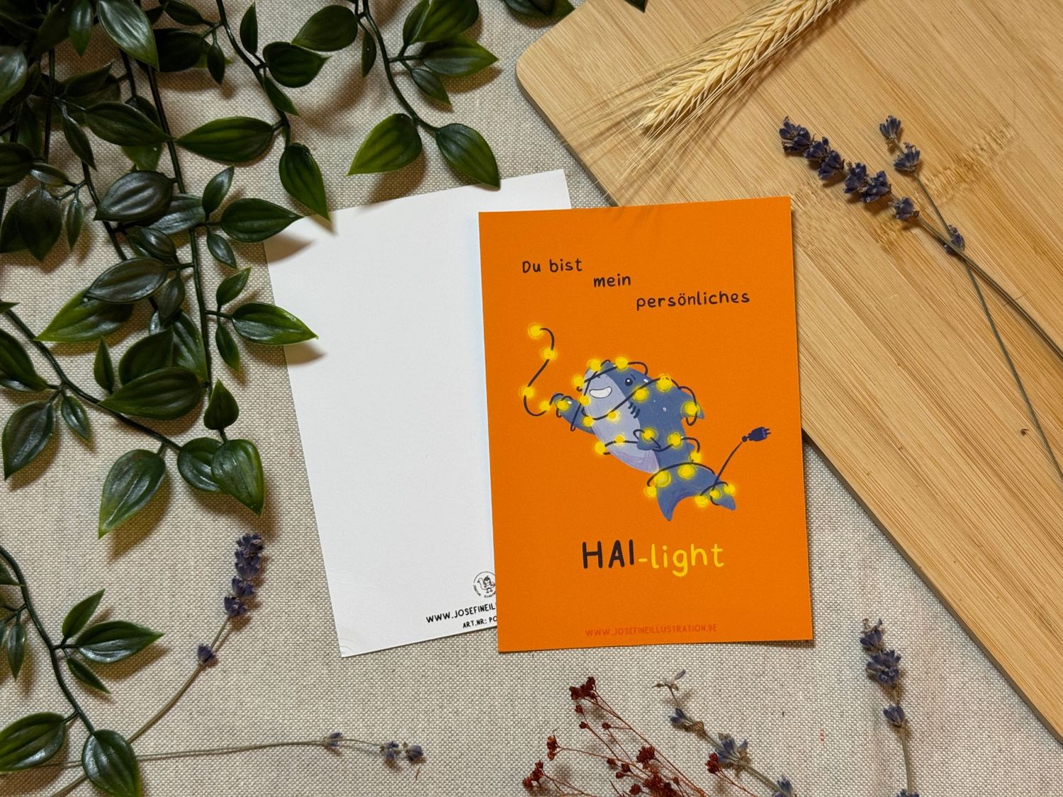 Du bist mein persönliches HAI-light - Karte -  Lustige Karte