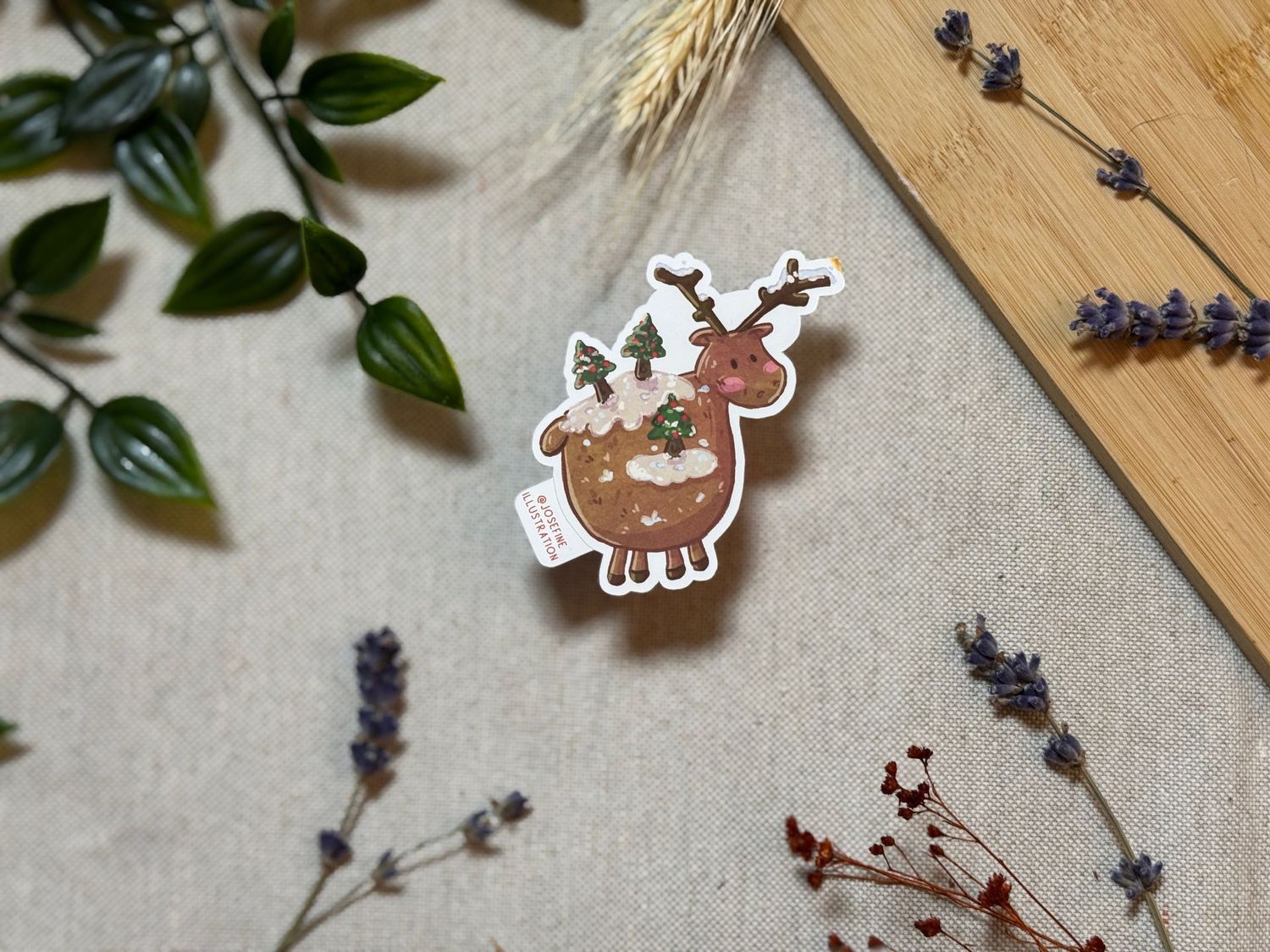 Elmo der Elch - Süßer Sticker