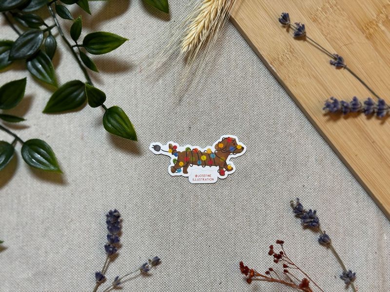 Molly Dackeline  - Süßer Sticker