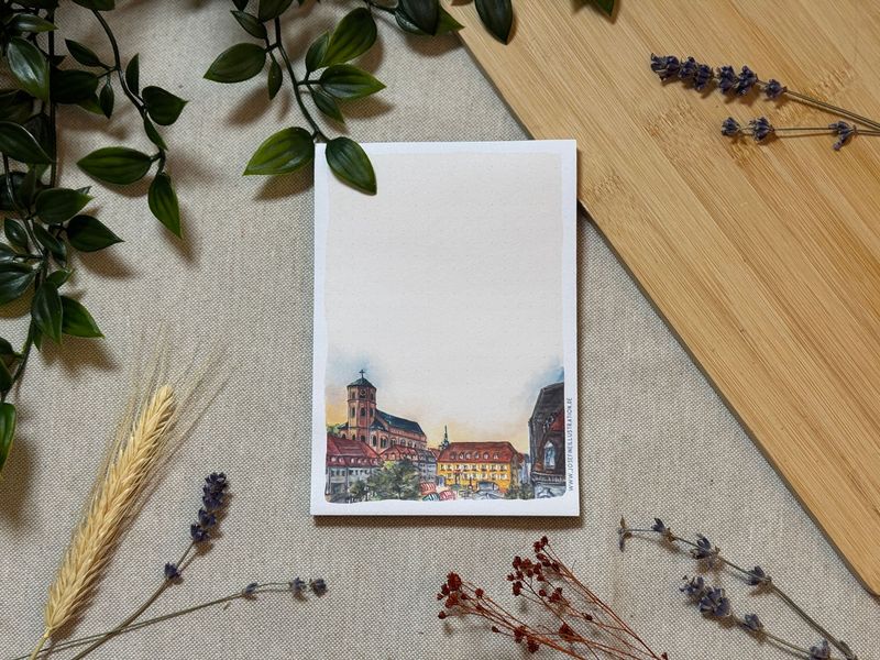 Homburg Marktplatz  - Notizblock 50 Seiten