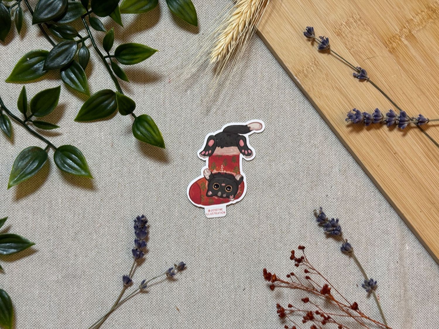 Felix Weihnachtsstrumpf - Süßer Sticker Felix Weihnachtsstrumpf - Süßer Sticker