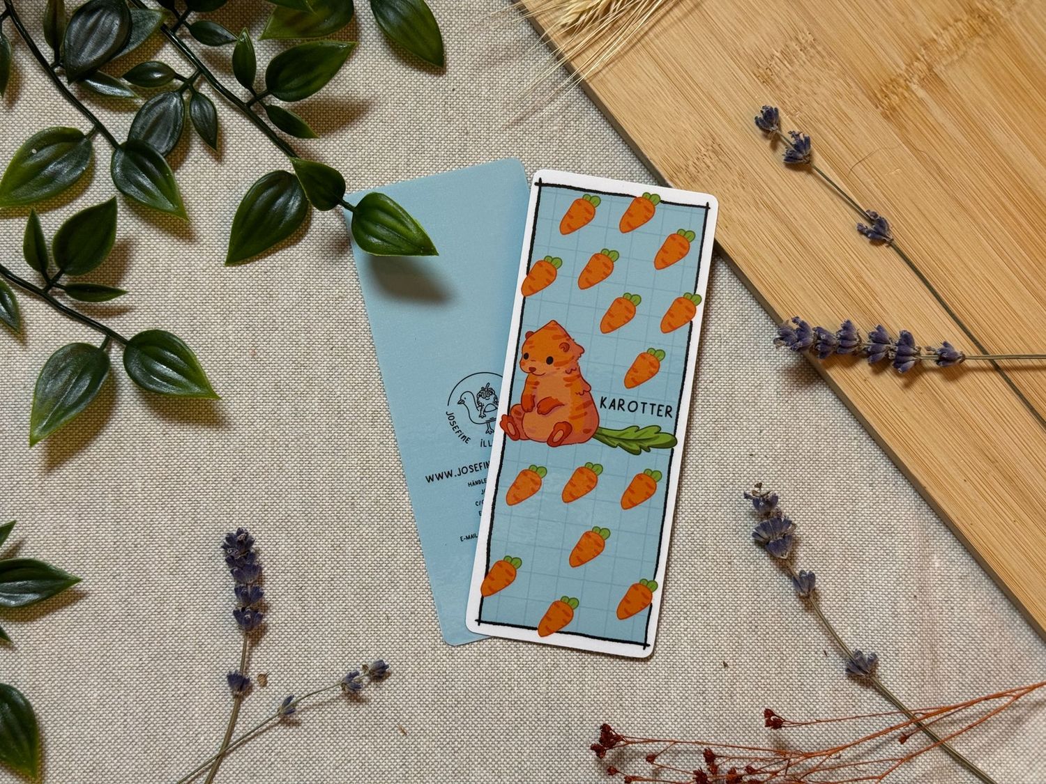 Karotter - Süßes Lesezeichen