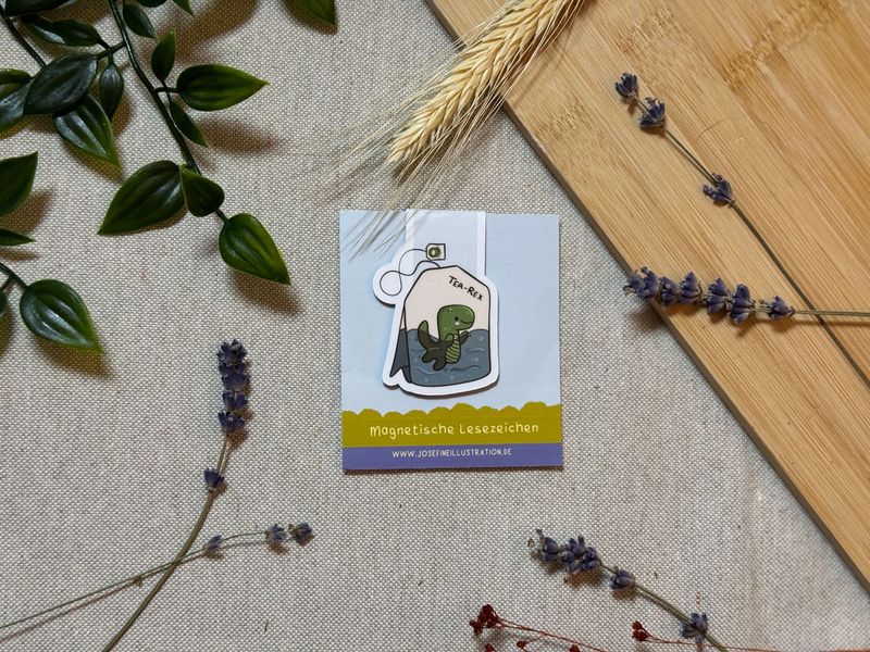 TeaRex - Magnetisches Lesezeichen