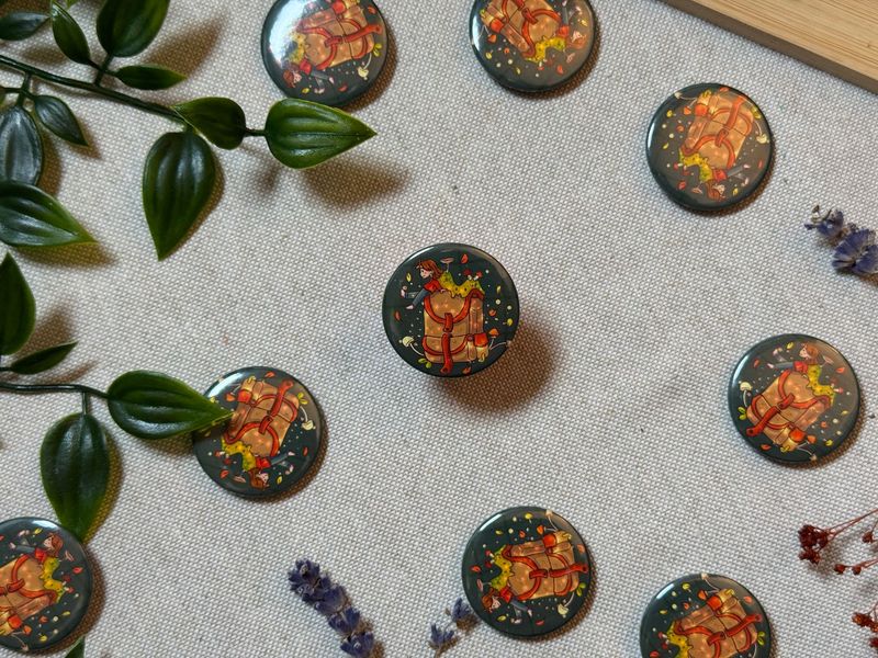 Abenteuerlust Button Größe M