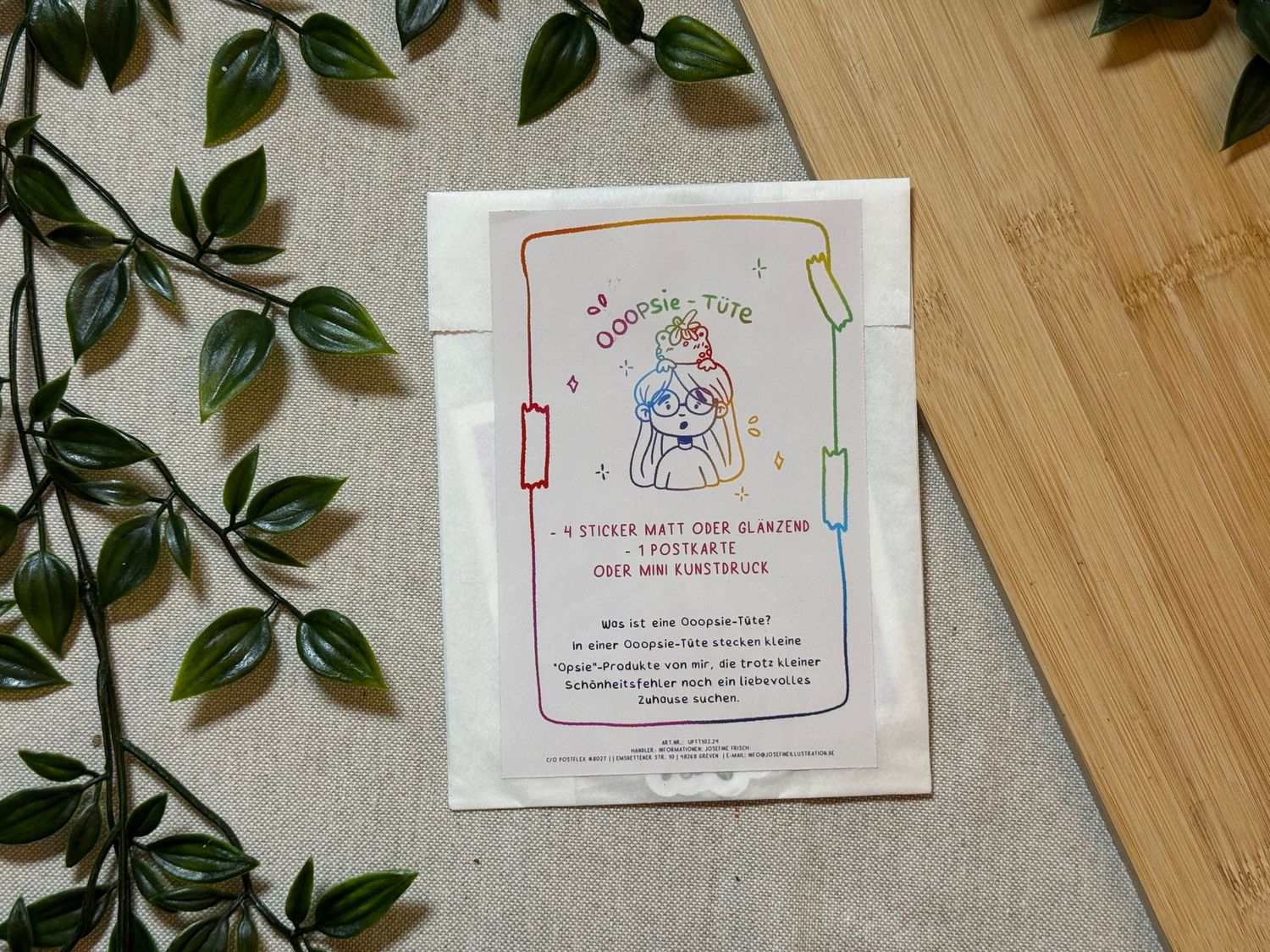 Josie´s Ooopsie Tüte - M Josie´s Ooopsie Tüte - M