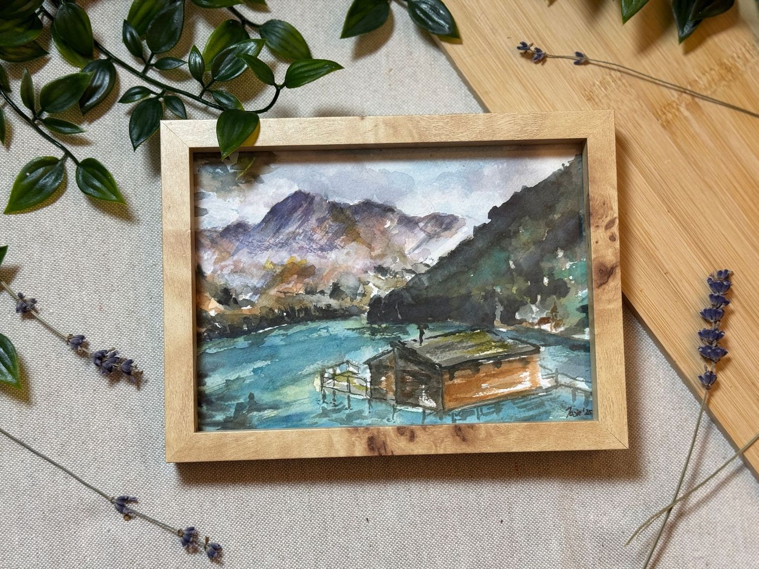 Seeluft - Aquarellbild ca. DIN A5