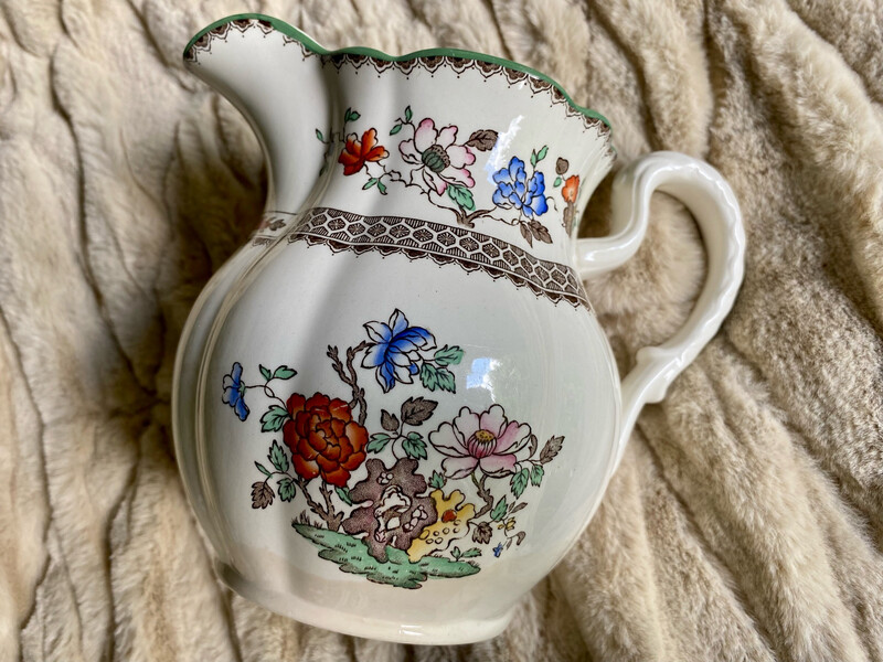 Copeland Spode Chinese Rose China Pitcher