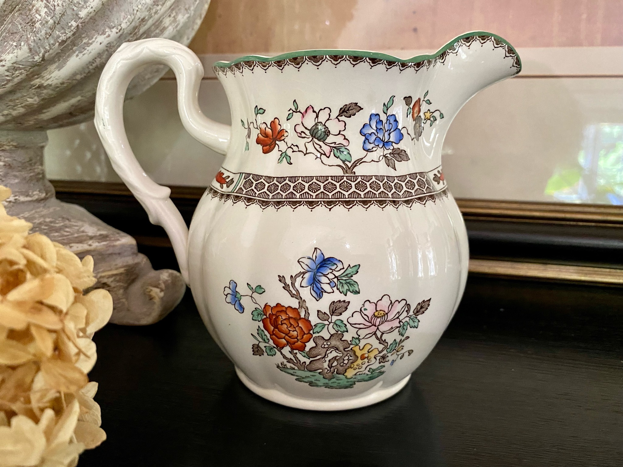 Copeland Spode Chinese Rose China Pitcher