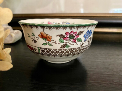 Copeland Spode Chinese Rose Cranberry Bowl