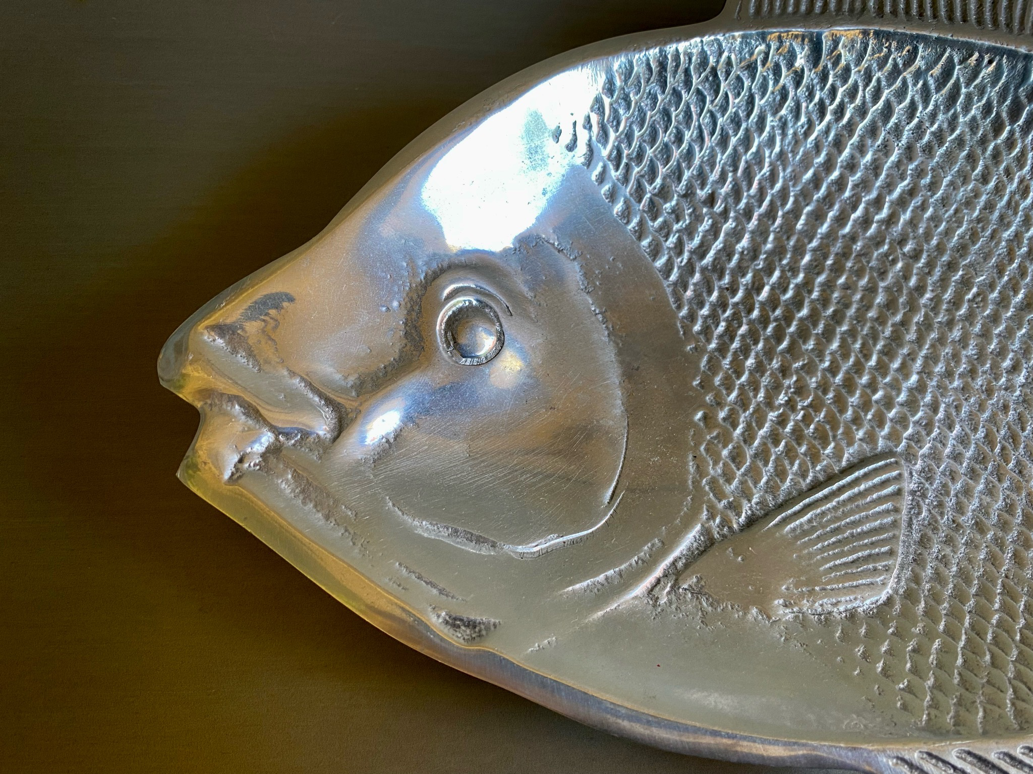 Aluminum Fish Décor, Fish Tray, Metal Fish Decor