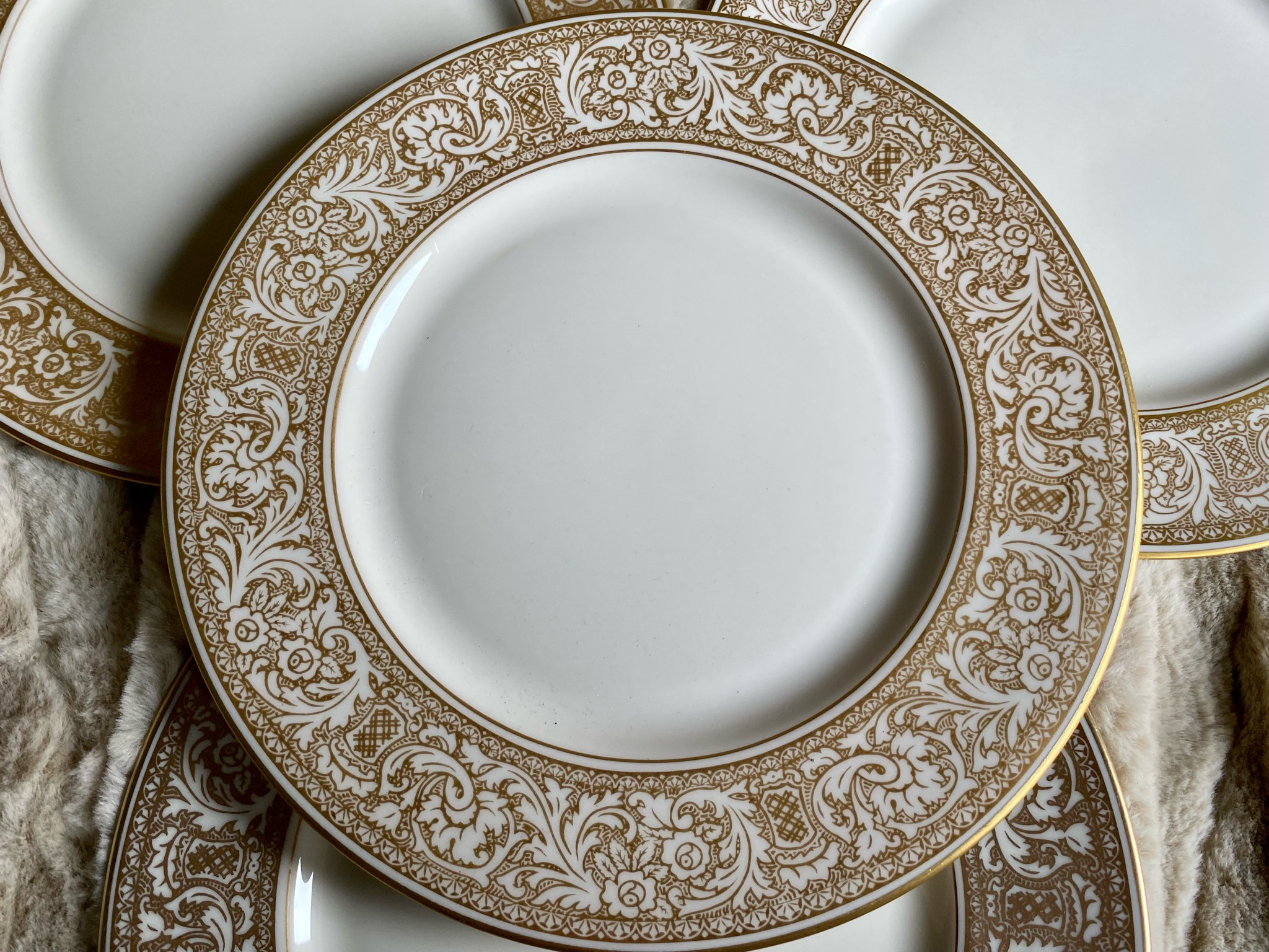 Franciscan Renaissance Gold China Salad Plates