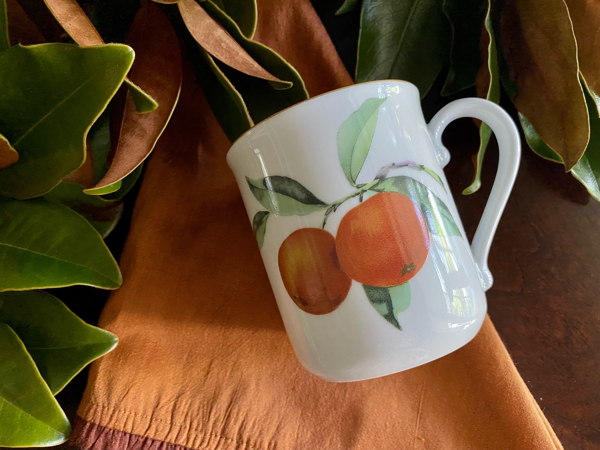 Royal Worcester Evesham Gold Mug