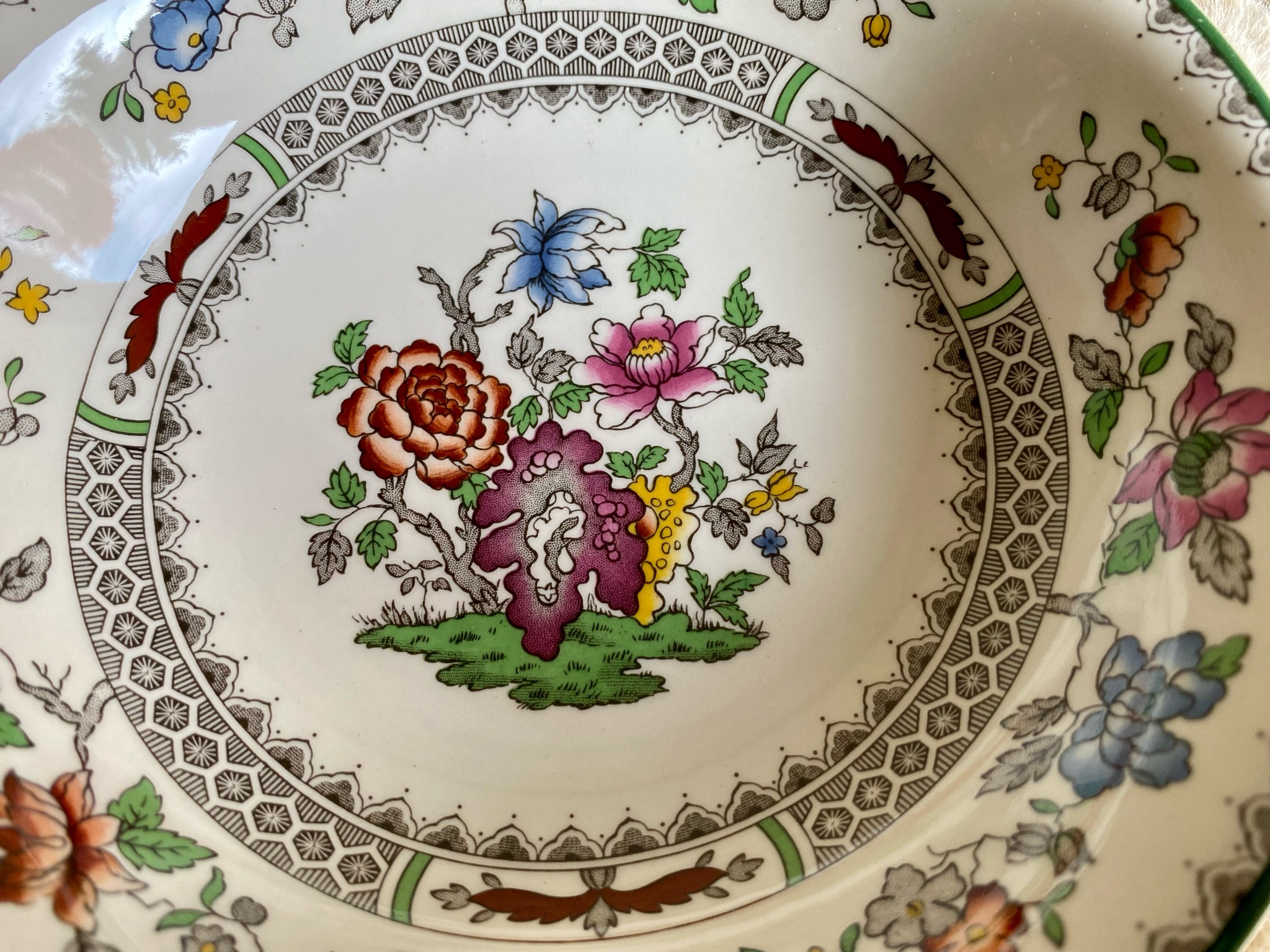 Spode Chinese Rose Dessert Bowls