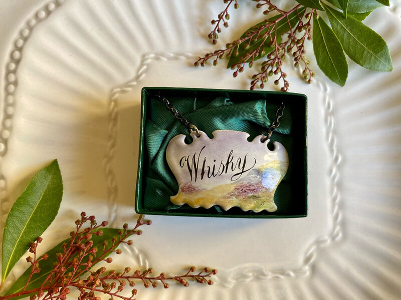 Whiskey Decanter Tag, Whiskey Decanter Label