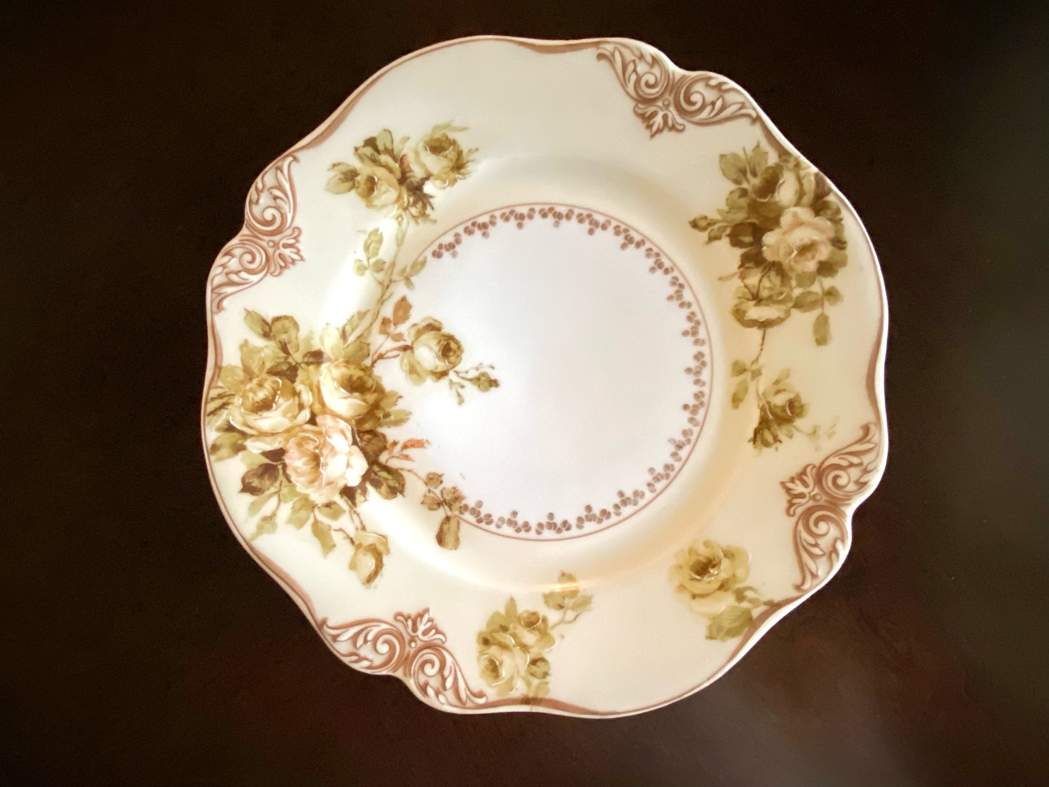 Silesia Old Ivory, Antique Salad Plates
