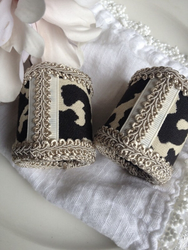 Animal Print Napkin Rings, Leopard Print Napkin Rings