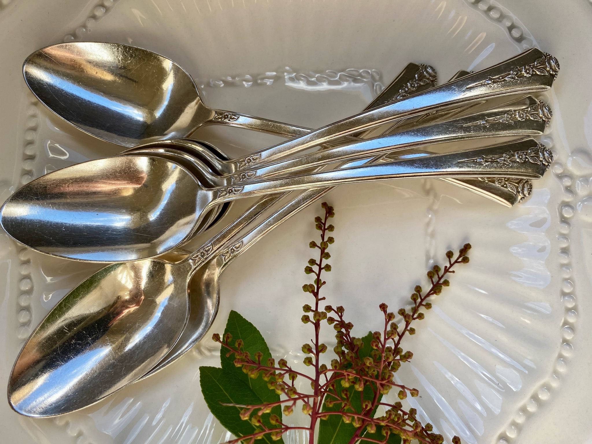 Holmes and Edwards Spoon Set, International Silver Silverplate