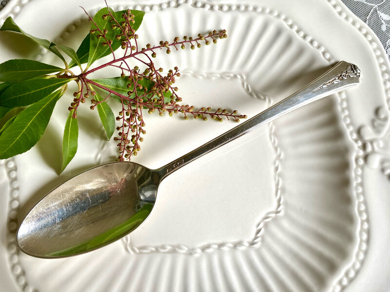 Holmes & Edwards Spoon, Silverplate Serving Spoon