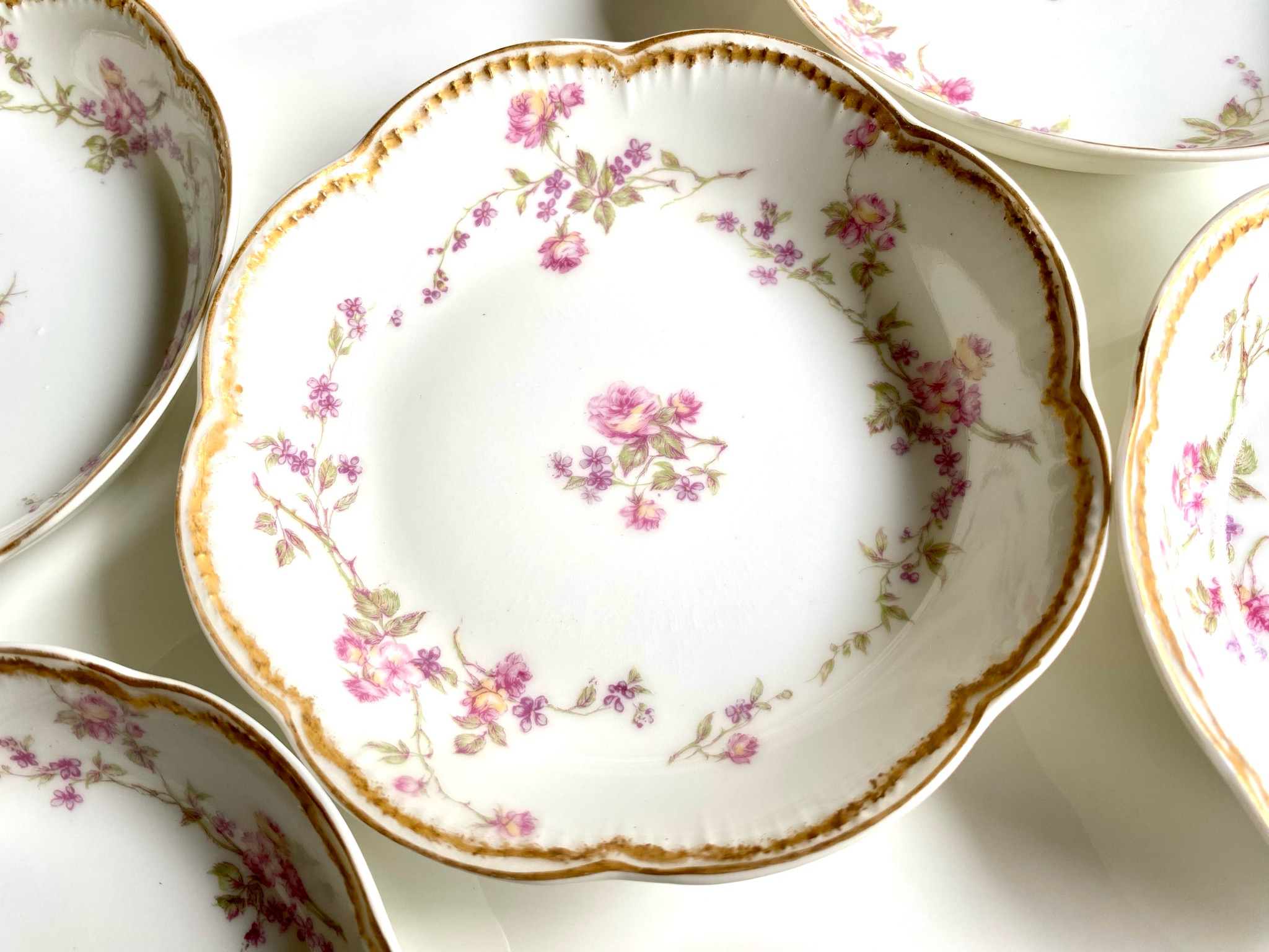 Haviland Limoges Bowls, Dessert Bowls