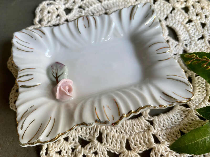 Vintage Ring Dish, Small Pin Tray
