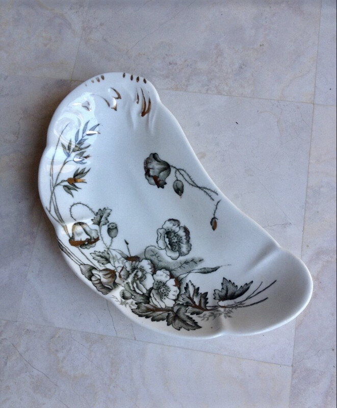 Bone Dish, Crescent Shaped Bone Dishes