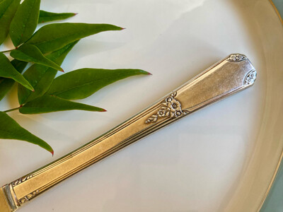 Vintage Carving Fork, Wm A Rogers Silverplate