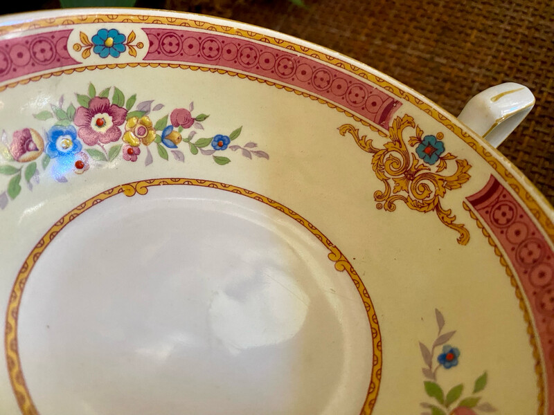 Myott China, Cream Soup Bowl, Staffordshire England