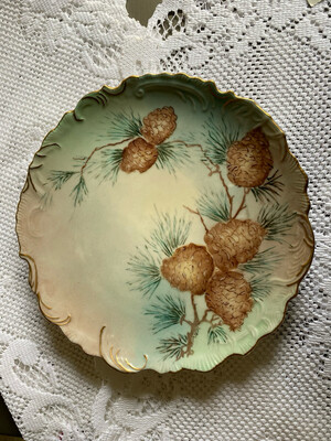 Pinecone Plate, Pine Cone Plate, Autumn Plate