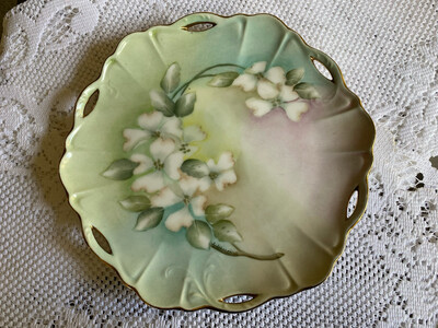 Painted Plate, Display Plate, Tea Party Plate