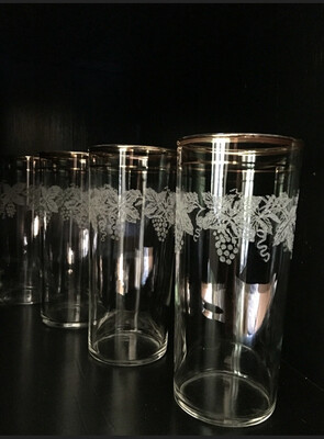 Bartlett Collins Glassware, Vintage Tom Collins Glasses