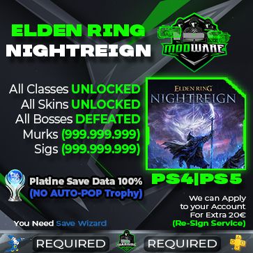 {PS4 &amp; PS5} [ALL REGION] Endgame 100% Save Data Max Murk &amp; Max Sovereign Sigils