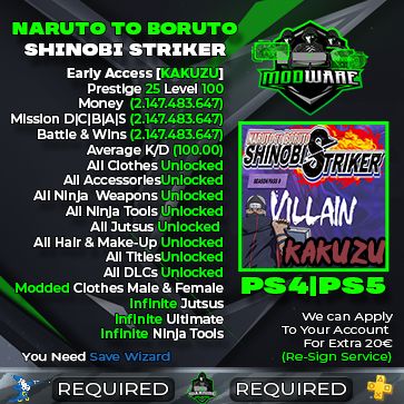{PS4 &amp; PS5} [EUROPE] Unlock All &amp; Early Access Save Update 2.65 (Max Stats)