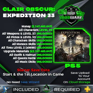 Clair Obscur: Expedition 33 | Starter Save Unlock All PS5