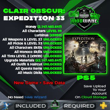 Clair Obscur: Expedition 33 | New Game + Save Unlock All PS5