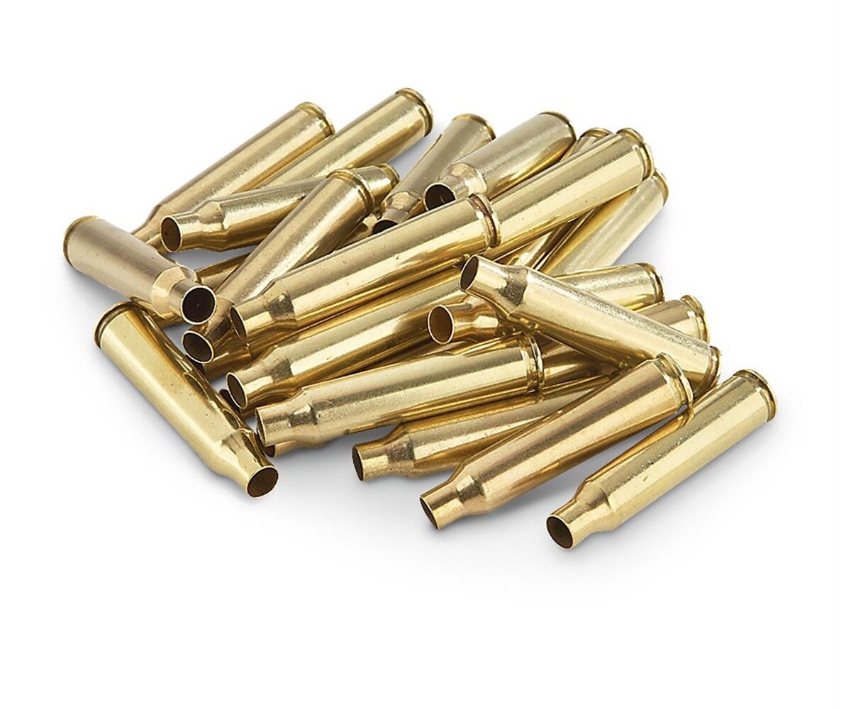 Winchester 30-06 Springfield Unprimed Brass Cases (50)