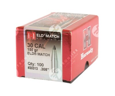 Hornady ELD Match .30 Cal 155gr Bullets