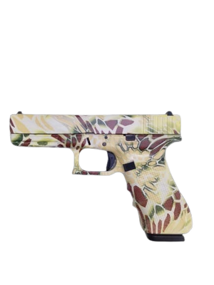 Glock 17 Gen 4 9mmP Highland Kryptek Camo custom Pistol