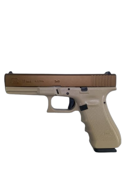 Glock 17 Gen 4 9mmP Bronze custom Pistol