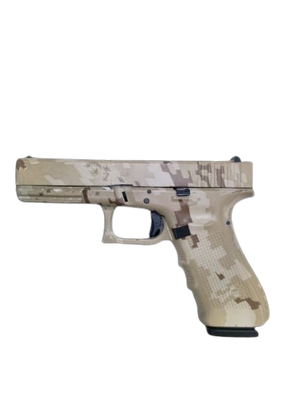 Glock 17 Gen 4 9mmP Desert Digi Camo custom Pistol