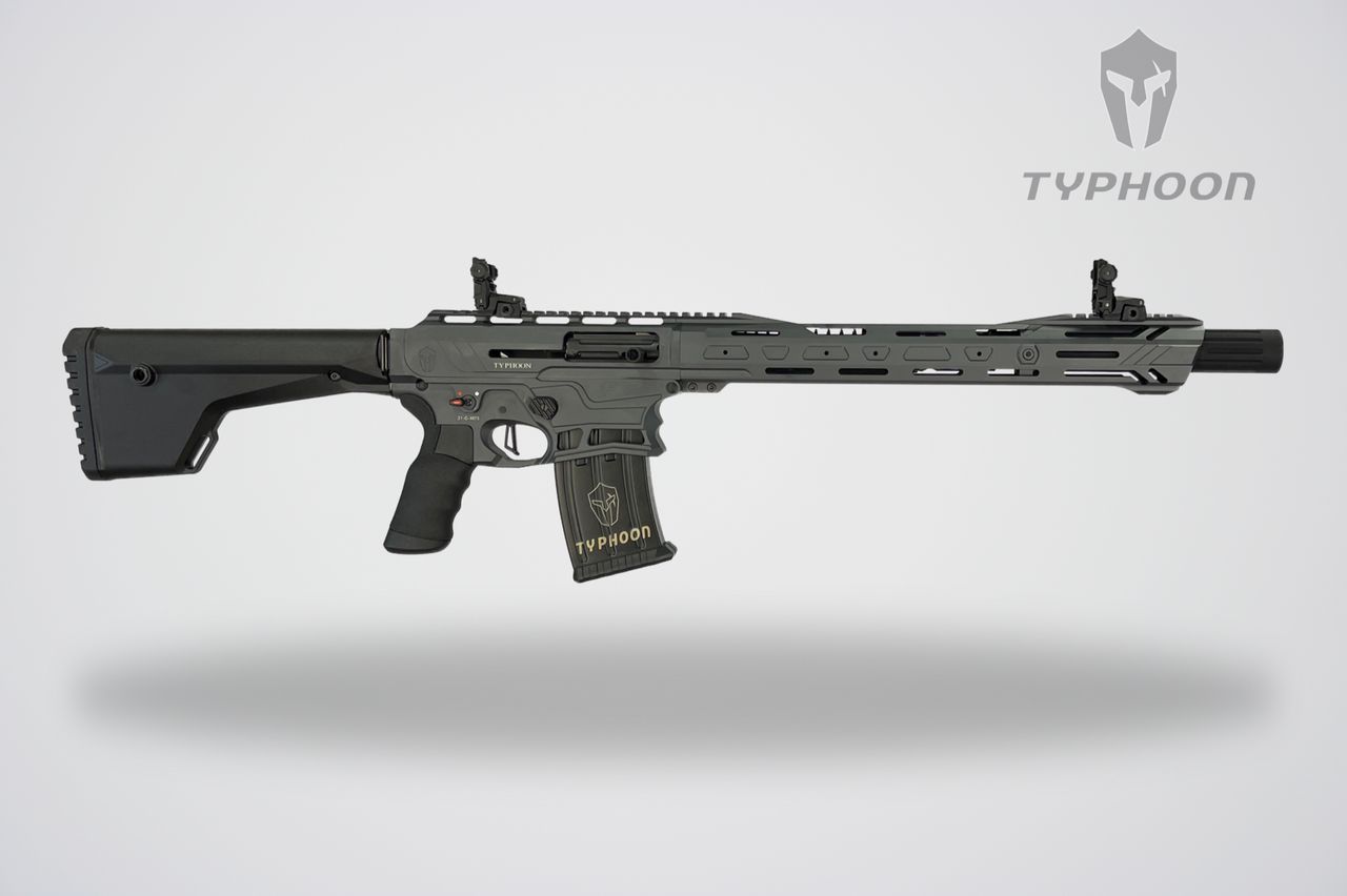 Typhoon Sport F12 Gen 2 18.5&quot; 12 Gauge Semi Auto S. Grey Cerakote