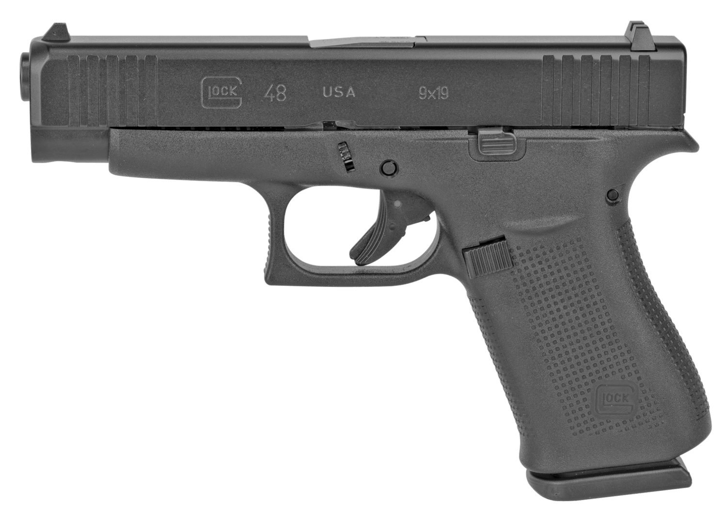 Glock 48 FS 9mmp Pistol Black