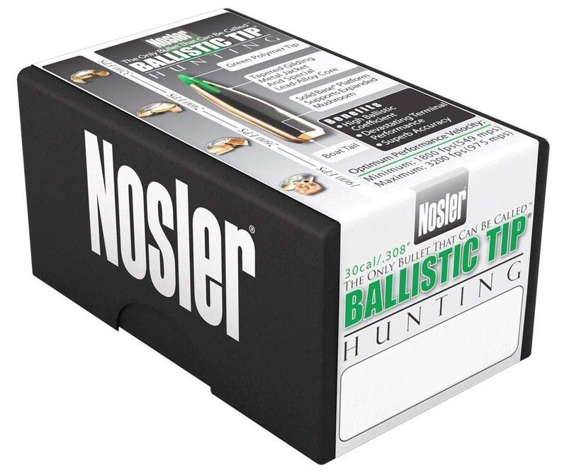 Nosler Ballistic Tip .30 Cal. 165gr (50)