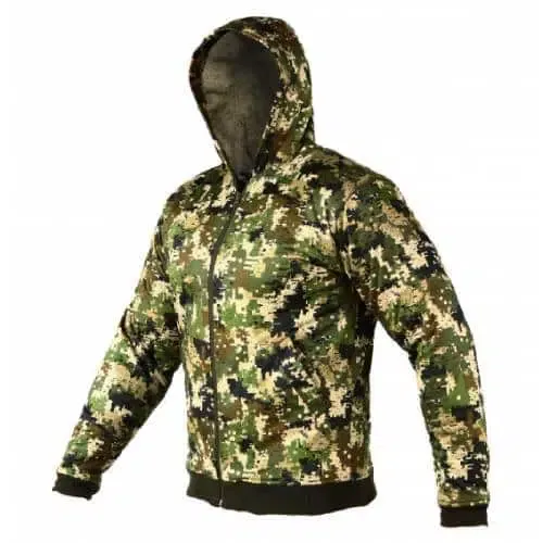 Sniper Pixelate Mens Sherpa Hoody Small