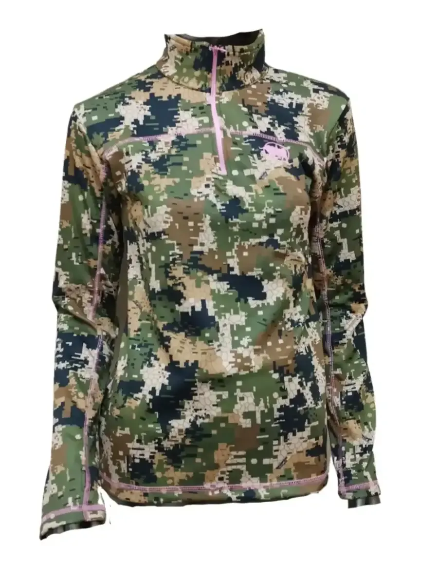 Sniper Pixelate Ladies Soft Shell Zipper -Medium