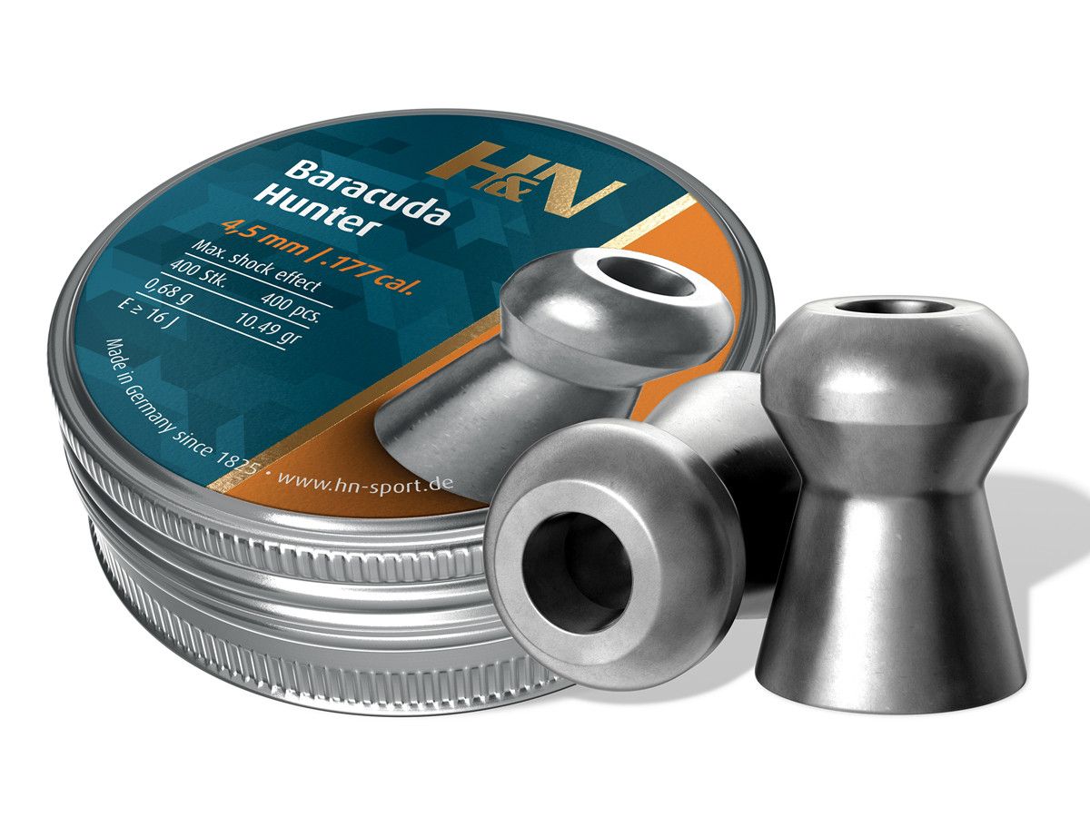 H&amp;N Sport Baracuda Hunter .177 Cal Pellets (400)