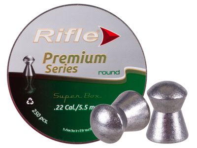 Rifle Pellets 5.5mm (250) Round Nose