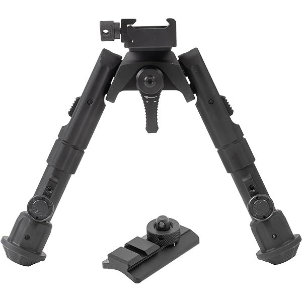 UTG RECON 360 BIPOD CENT HT 6.69&quot;- 9.1&quot;