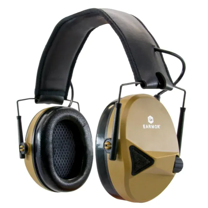 Earmor M30 Electronic Hearing Protection C/Brown