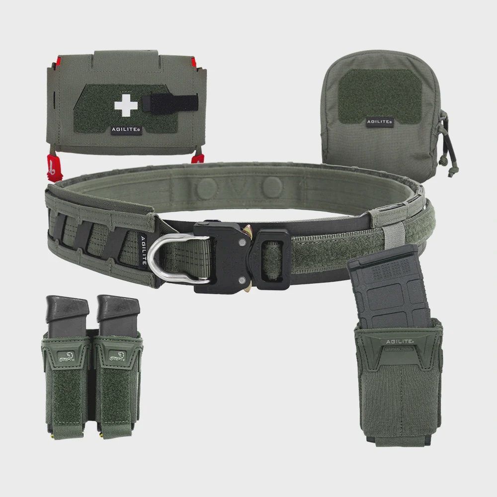 Agilite Magnetix Battle Belt Loadout Medium - Ranger Green